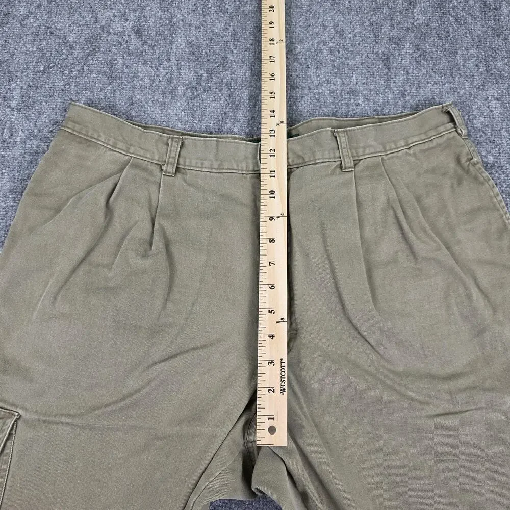 Cabelas Pants Mens 40 Beige Cargo Relaxed Fit Outdoor Casual Utility Workwear